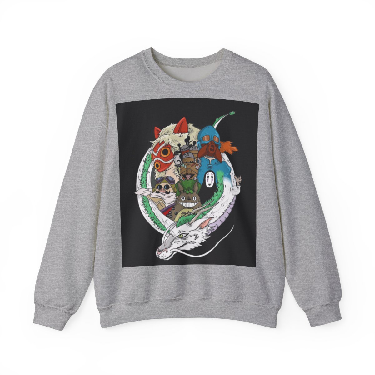Studio Ghibli Unique Art Sweatshirt - alternate angle 5, merchandise