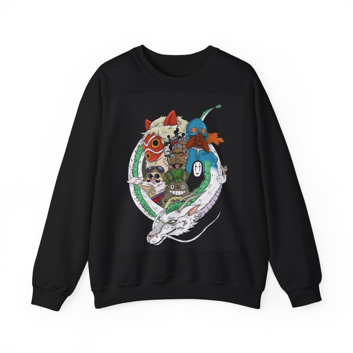 Studio Ghibli Unique Art Sweatshirt - alternate angle 3, merchandise