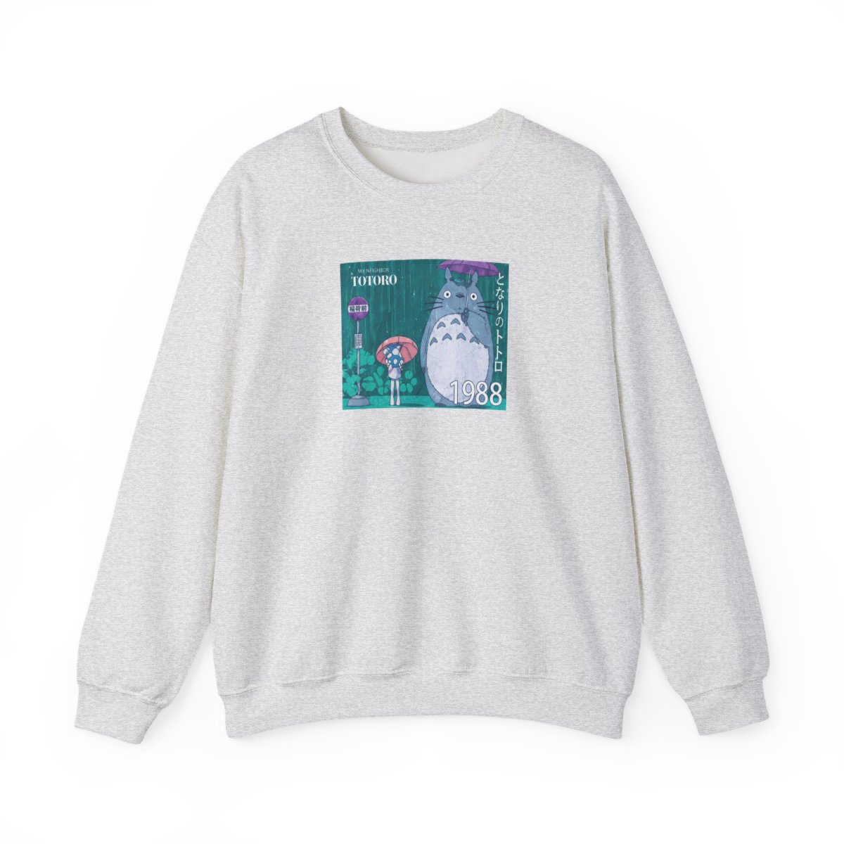 Studio Ghibli® My Neighbor Totoro Bus Stop Totoro Stamp Crewneck - alternate angle 5, merchandise