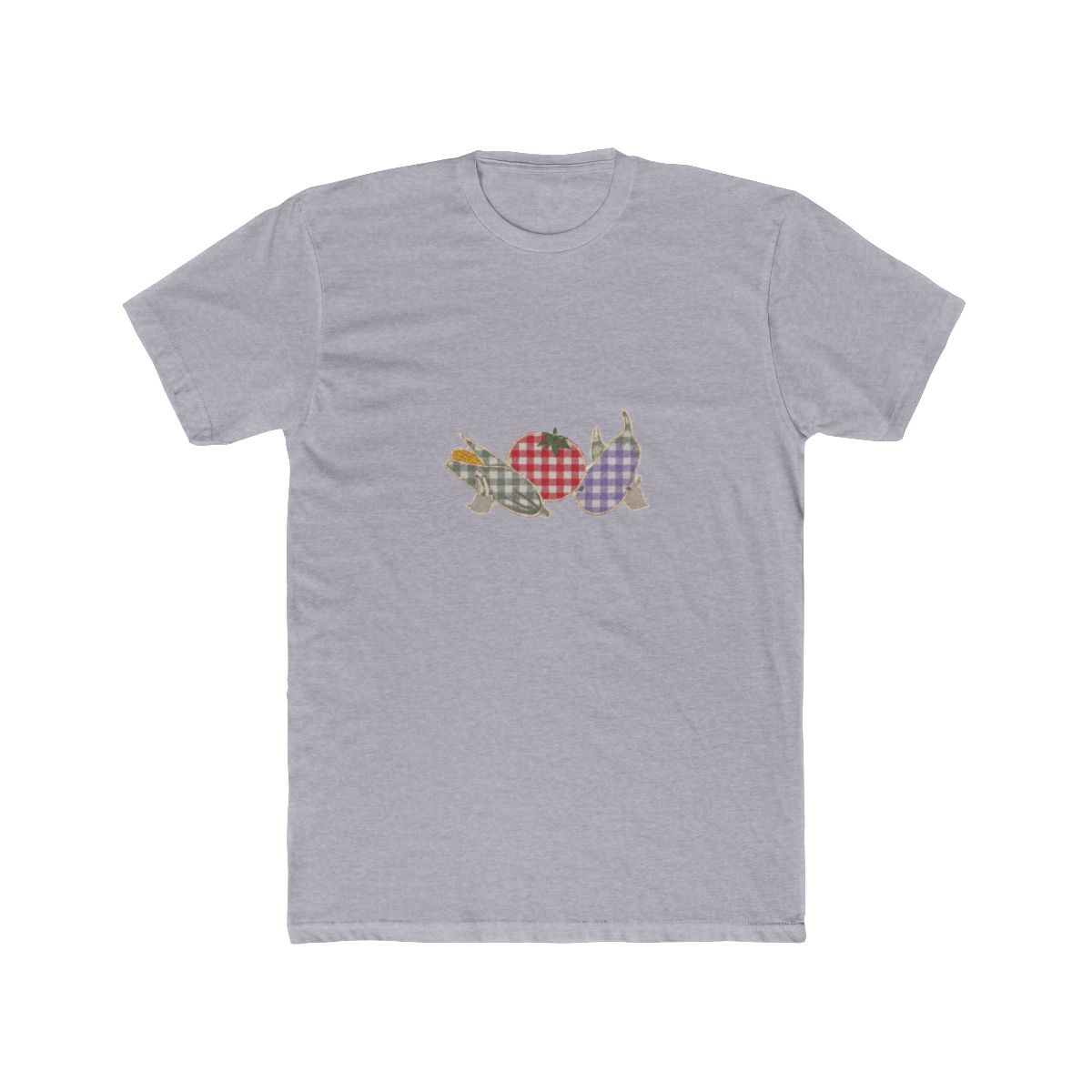 Studio Ghibli® My Neighbor Totoro Gingham Veggies Ribbed Plus Size Cropped T Shirt - alternate angle 4, merchandise