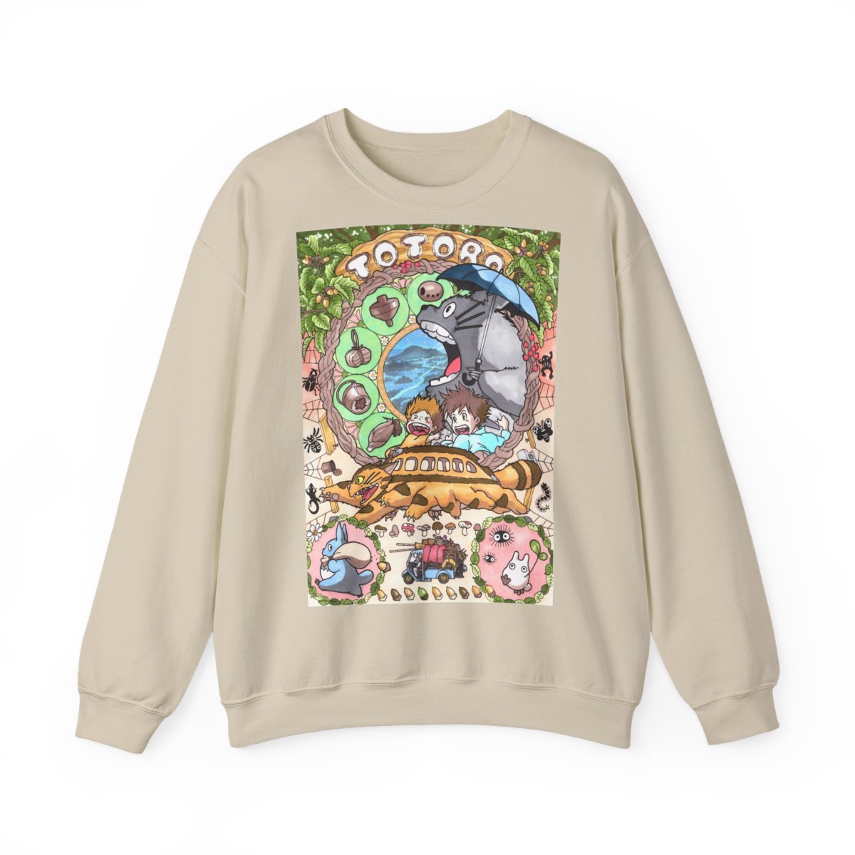 Studio Ghibli Spirited Away Crewneck Gold Edition - alternate angle 4, merchandise