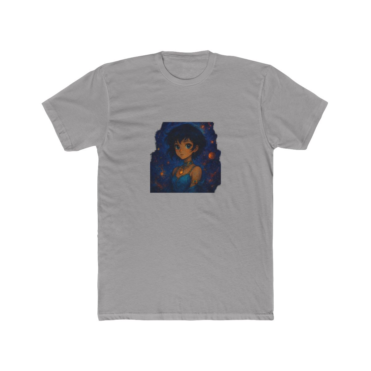 "Cosmic Goddess: Studio Ghibli-Inspired Maximalist T Shirt