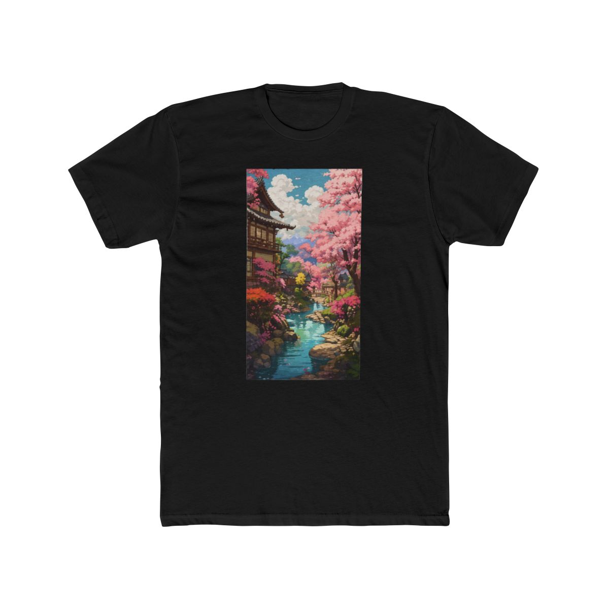Cherry Blossom Studio Ghibli Inspired T Shirt