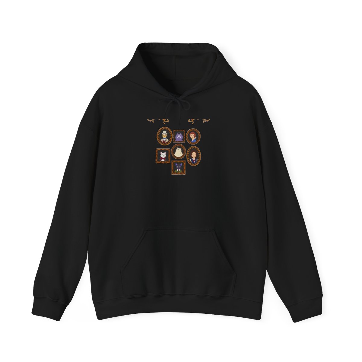 Studio Ghibli® The Cat Returns Character Frame Portraits Hoodie - Official hoodies merchandise