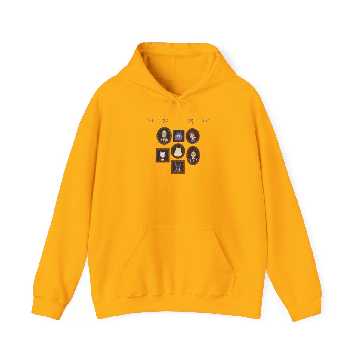Studio Ghibli® The Cat Returns Character Frame Portraits Hoodie - alternate angle 3, merchandise