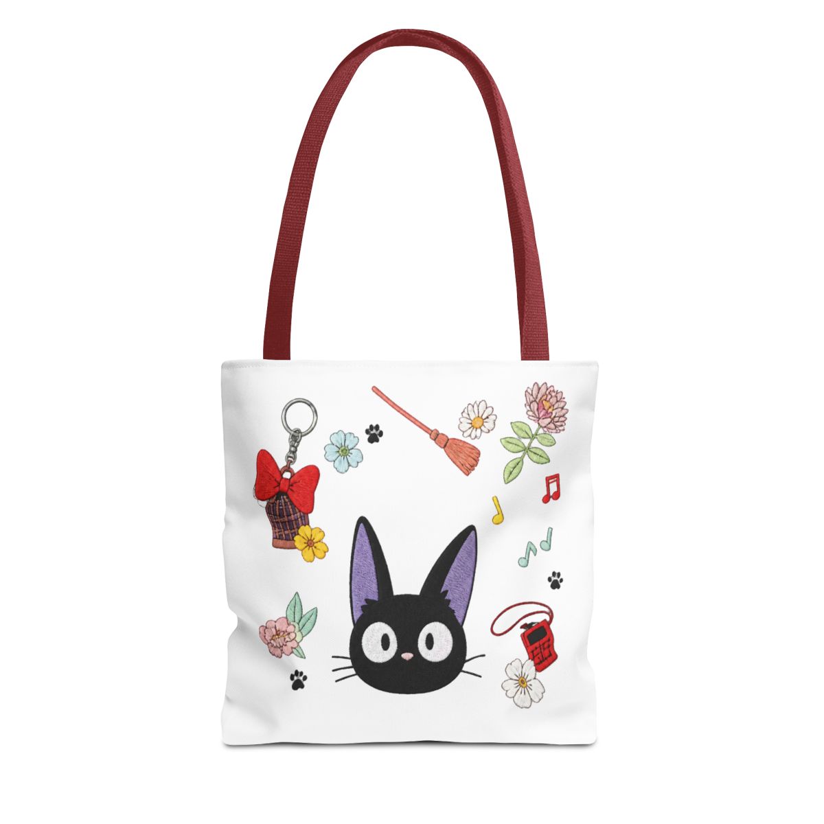 Studio Ghibli® Kiki's Delivery Service Jiji & Icons Denim Bags - alternate angle 2, merchandise