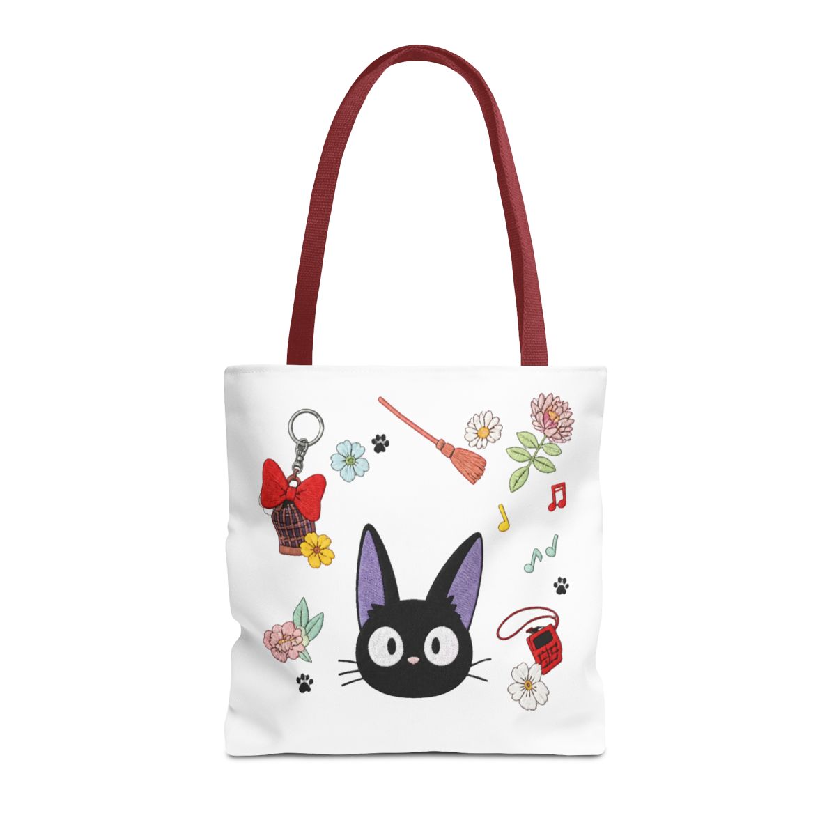 Studio Ghibli® Kiki's Delivery Service Jiji & Icons Denim Bags - Official Bags & Totes merchandise