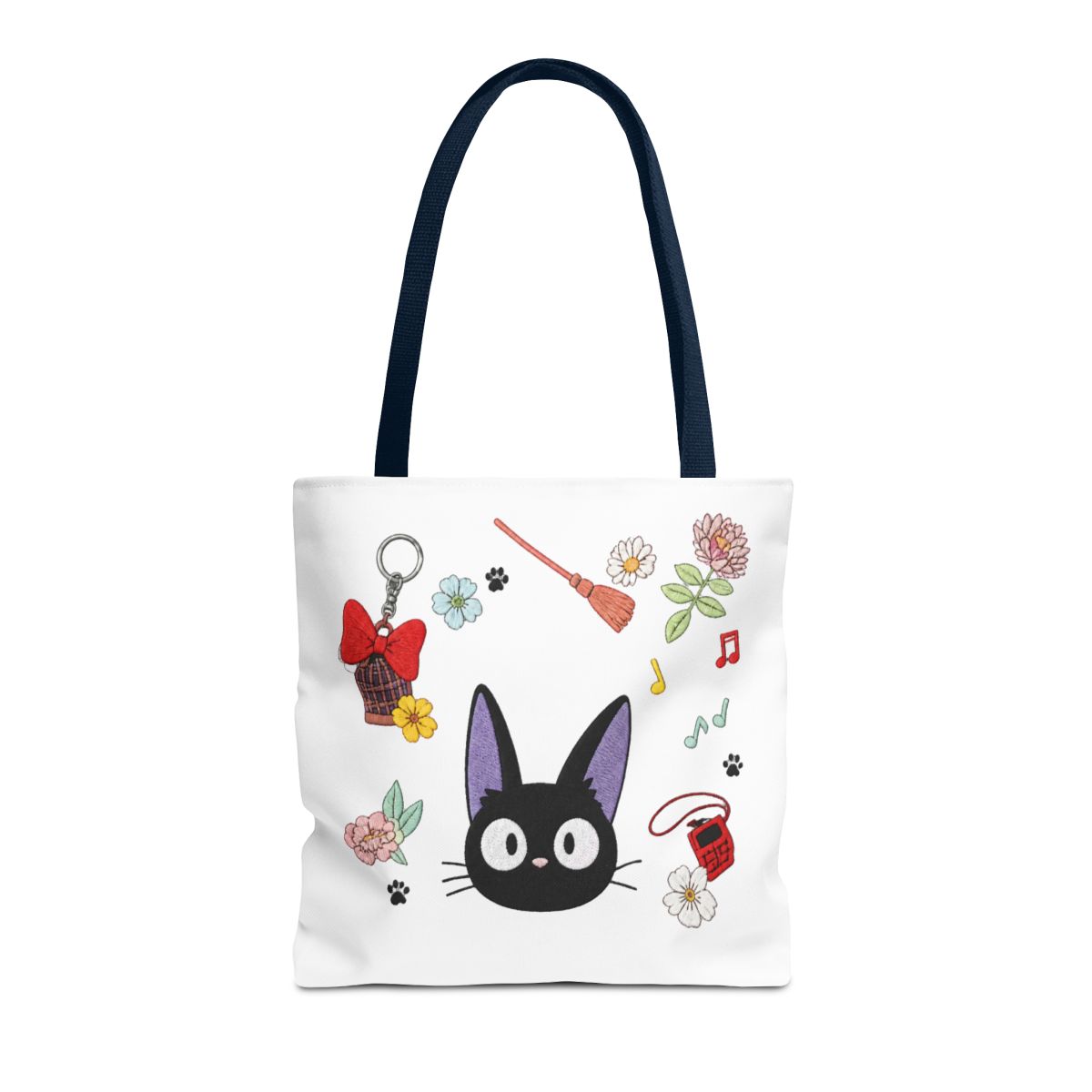 Studio Ghibli® Kiki's Delivery Service Jiji & Icons Denim Bags - alternate angle 3, merchandise