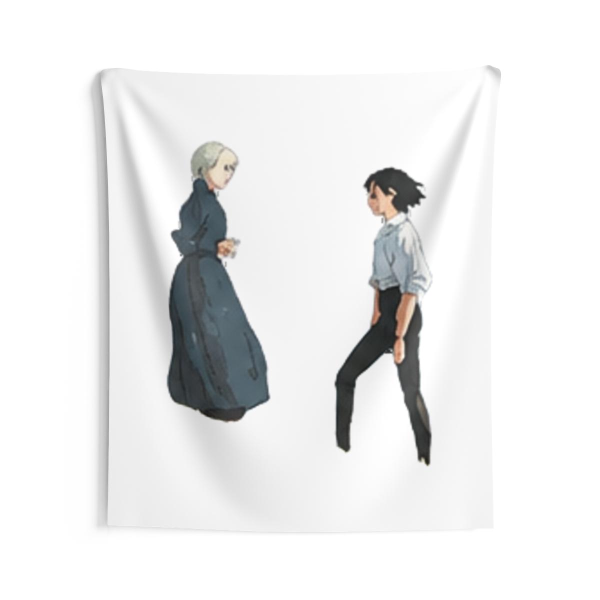 Ghibli Inspired Tapestry – Howl’s Moving Castle Aesthetic Wall Art – Woven Landscape Throw – Studio Ghibli Room Decor – Anime Gift - Official Hats & Caps merchandise