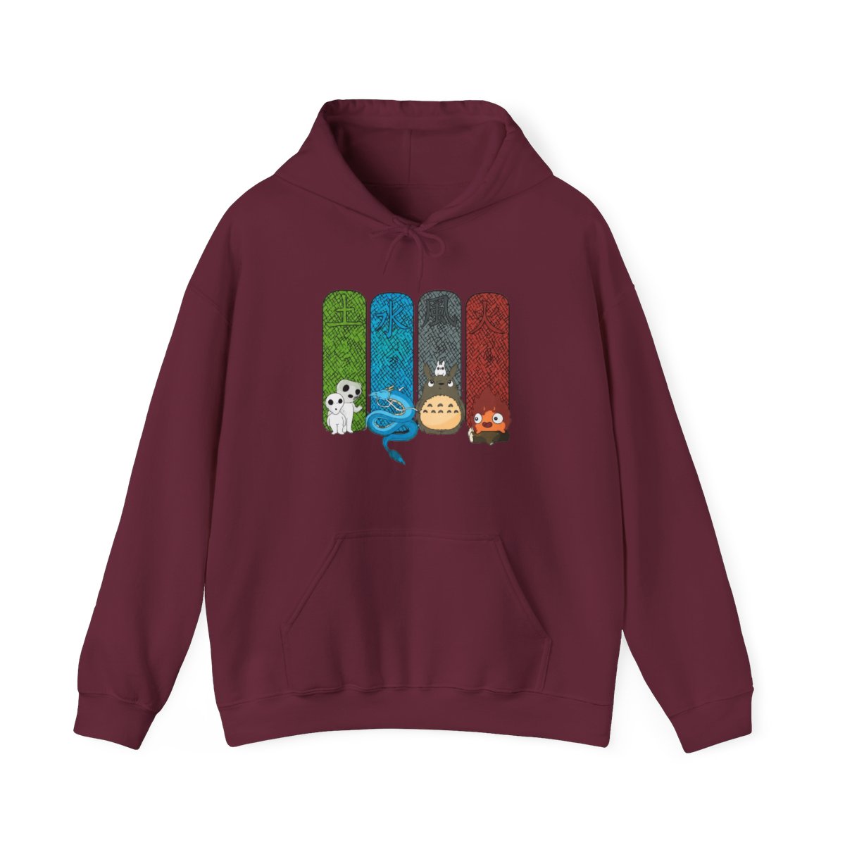 Studio Ghibli Hoodie Totoro Spirited Forest Jumper - alternate angle 4, merchandise