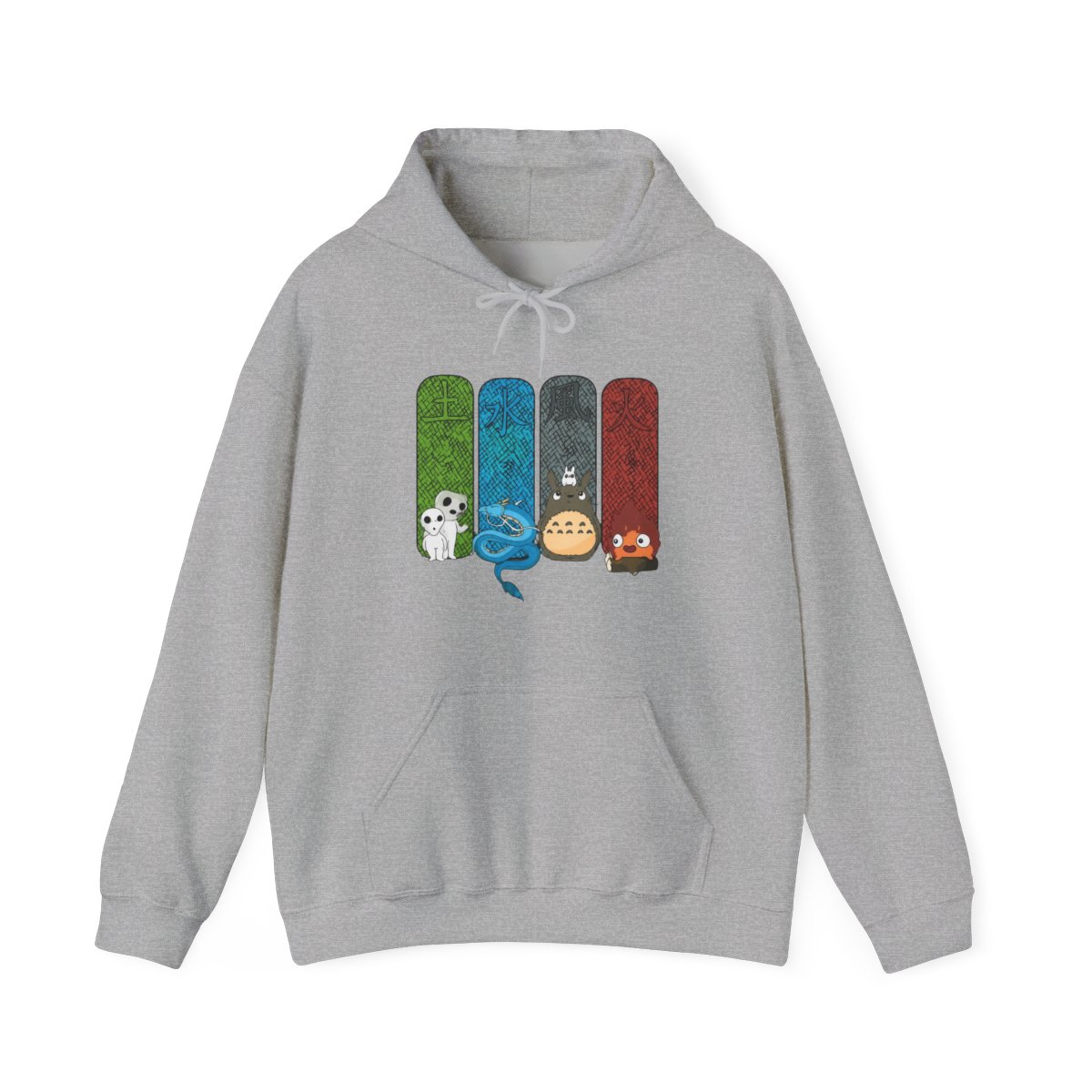 Studio Ghibli Hoodie Totoro Spirited Forest Jumper - alternate angle 2, merchandise