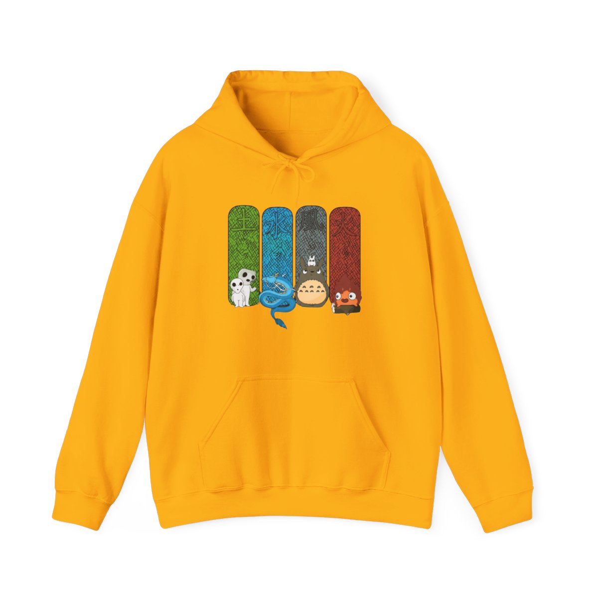 Studio Ghibli Hoodie Totoro Spirited Forest Jumper - alternate angle 3, merchandise