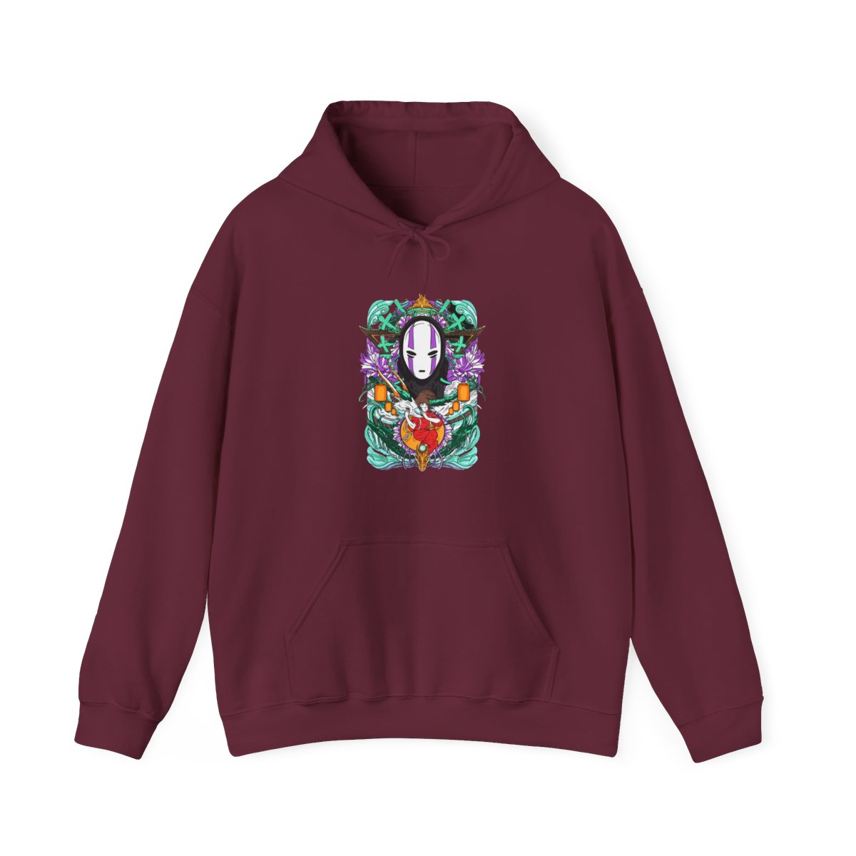 Spirited Away Hoodie No Face Bathhouse Anime Miyazaki | Studio Ghibli - alternate angle 3, merchandise