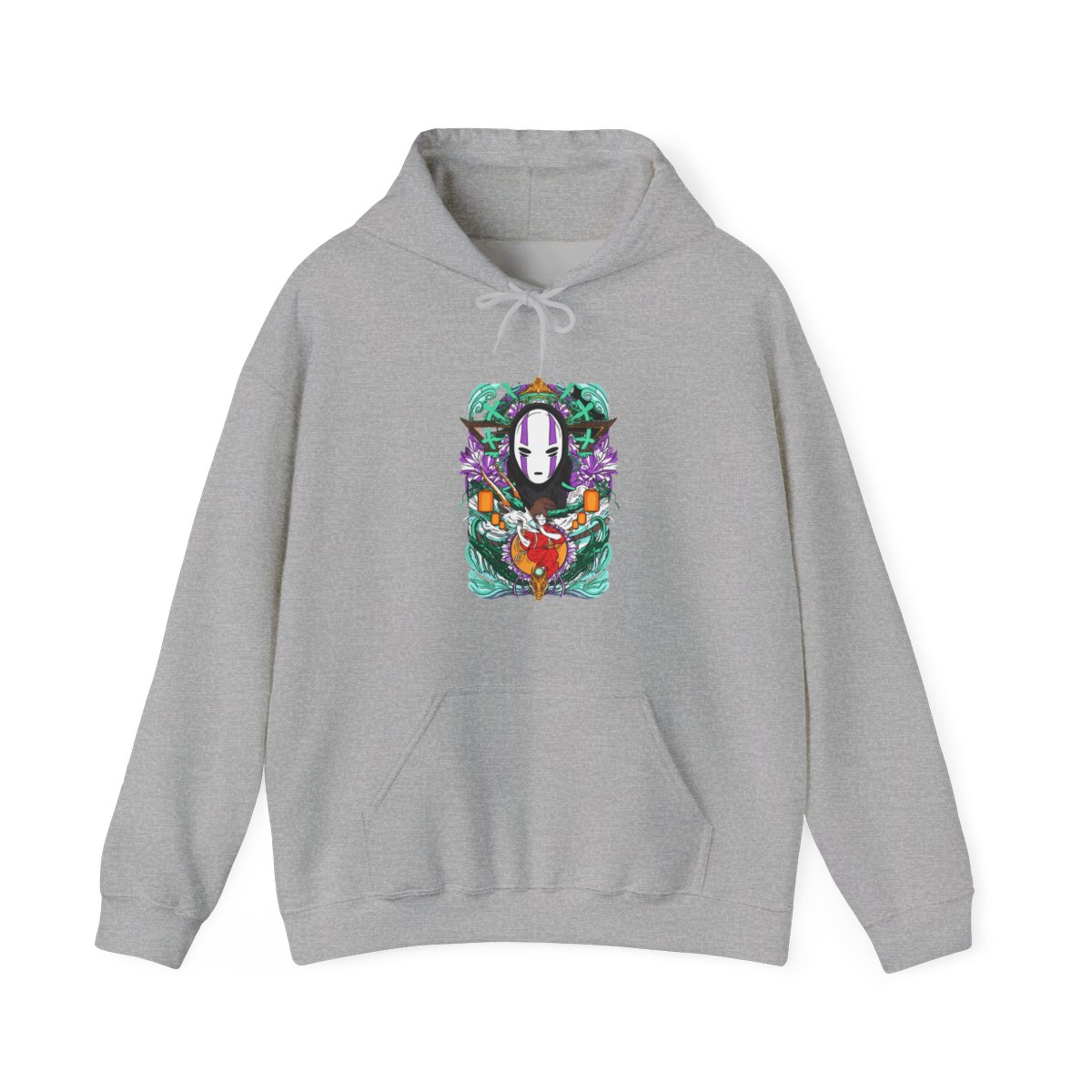 Spirited Away Hoodie No Face Bathhouse Anime Miyazaki Studio Ghibli
