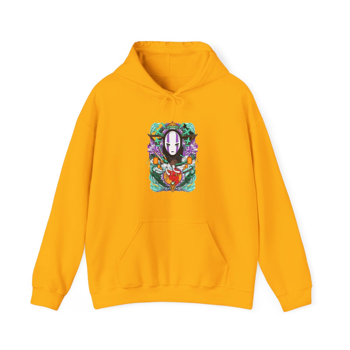 Spirited Away Hoodie No Face Bathhouse Anime Miyazaki | Studio Ghibli - alternate angle 2, merchandise