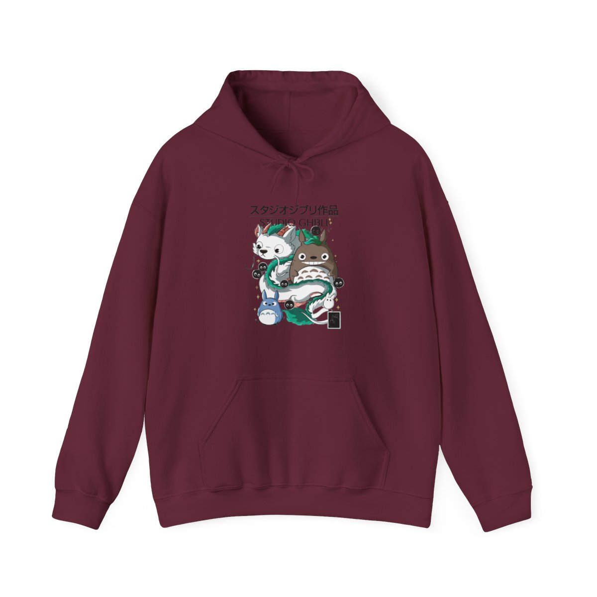 Studio Ghibli Hoodie Totoro Blue White Jumper - alternate angle 3, merchandise