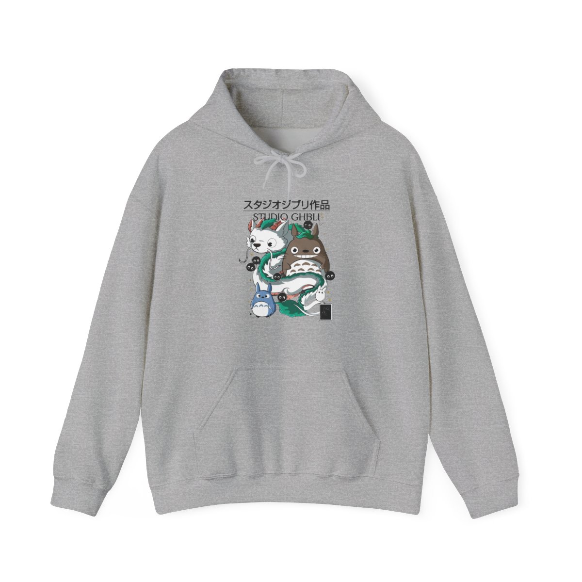Studio Ghibli Hoodie Totoro Blue White Jumper - alternate angle 2, merchandise