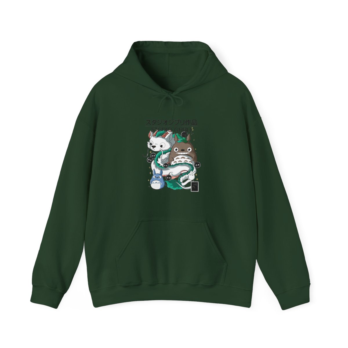 Studio Ghibli Hoodie Totoro Blue White Jumper - alternate angle 5, merchandise
