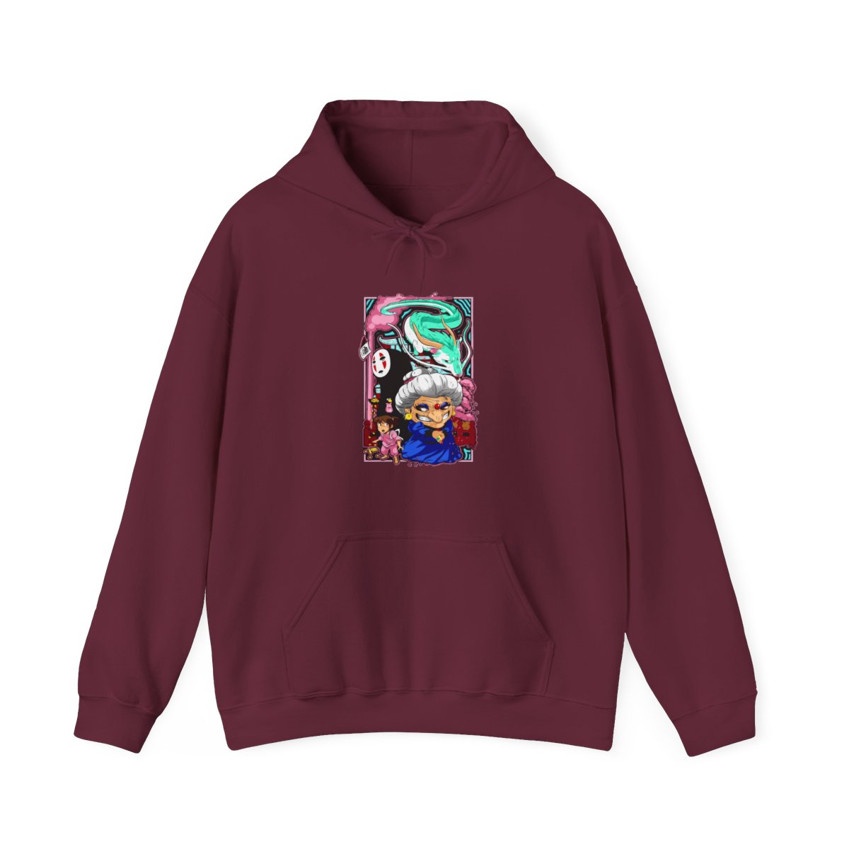 Spirited Away Hoodie Yubaba Boh Soot Sprite Anime | Studio Ghibli - alternate angle 5, merchandise