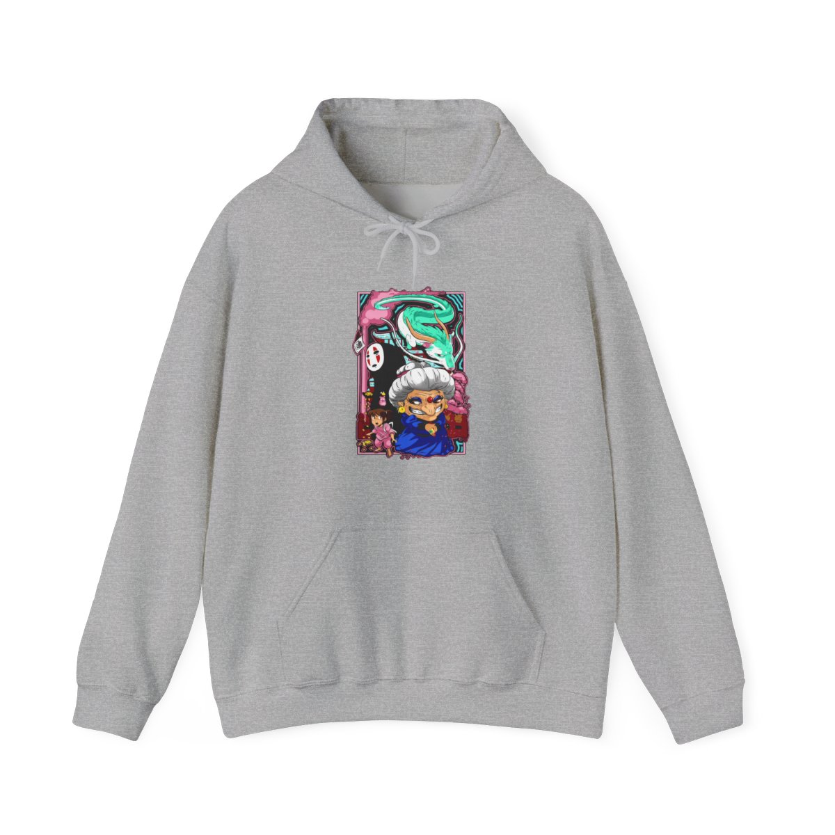 Spirited Away Hoodie Yubaba Boh Soot Sprite Anime | Studio Ghibli - alternate angle 3, merchandise
