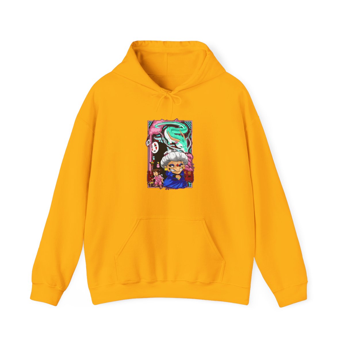 Spirited Away Hoodie Yubaba Boh Soot Sprite Anime | Studio Ghibli - alternate angle 4, merchandise