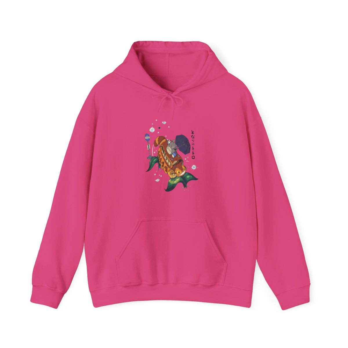 Totoro Catbus My Neighbour Totoro Streetwear Hoodie | Studio Ghibli - alternate angle 2, merchandise