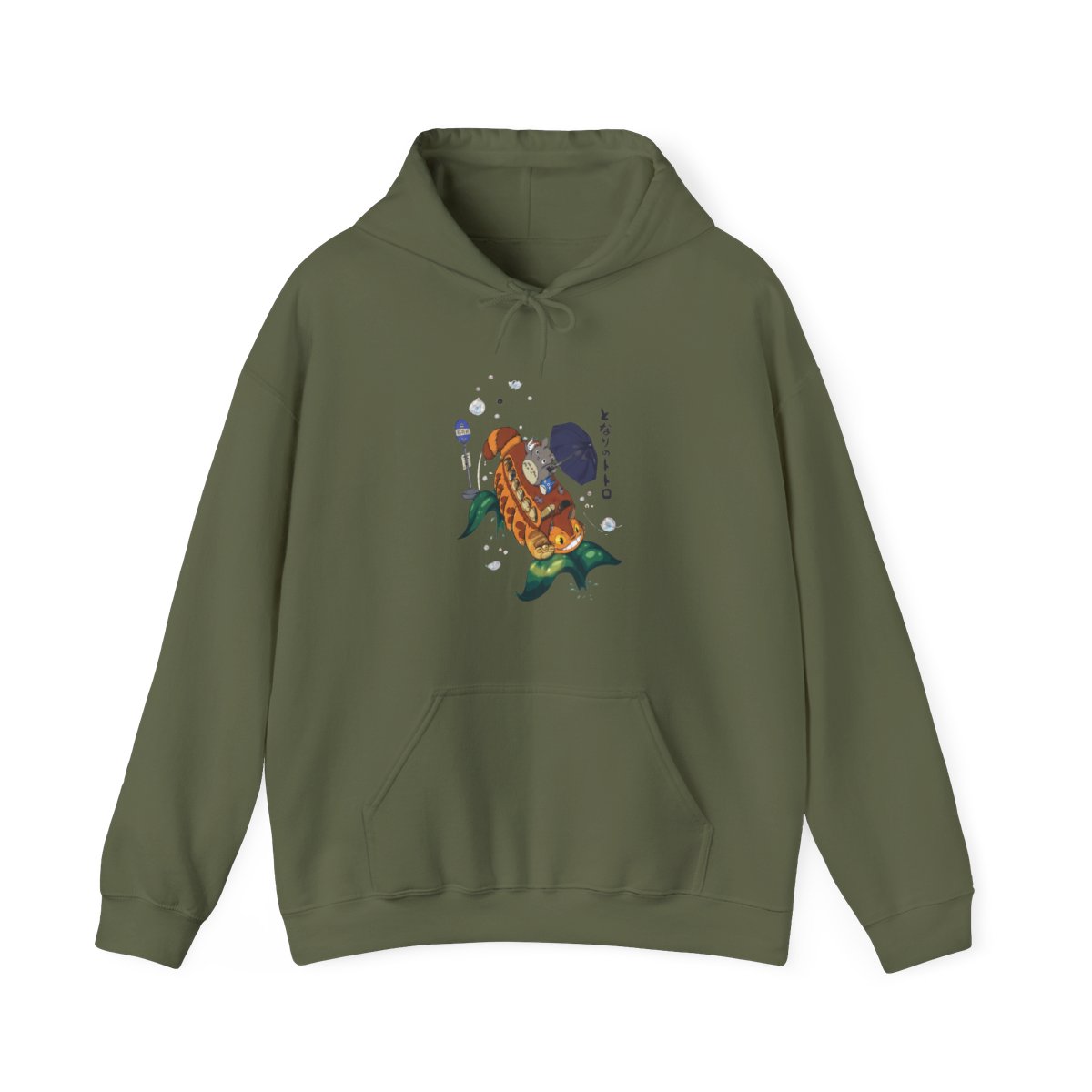 Totoro Catbus My Neighbour Totoro Streetwear Hoodie | Studio Ghibli - alternate angle 5, merchandise