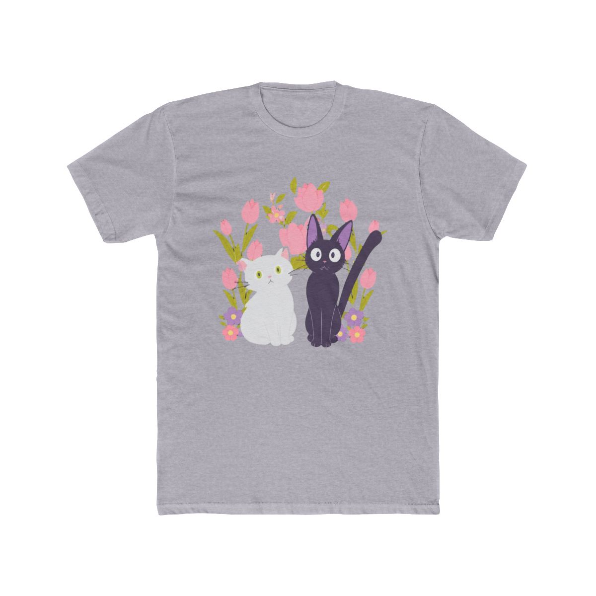 Studio Ghibli® Kiki's Delivery Service Cats Floral T Shirt - alternate angle 2, merchandise