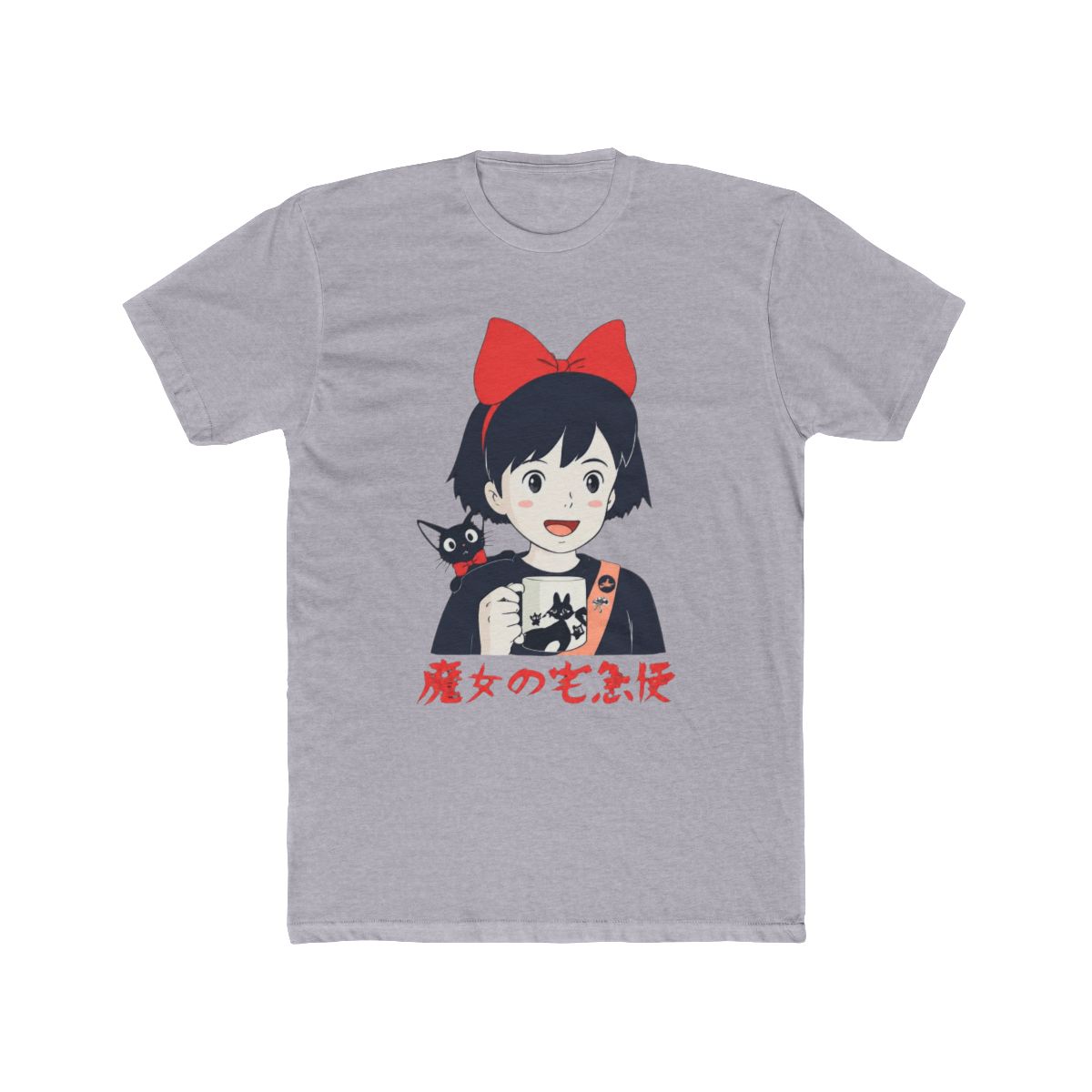 Studio Ghibli Kiki's Delivery Service Retro Portrait Girls T Shirt - alternate angle 2, merchandise