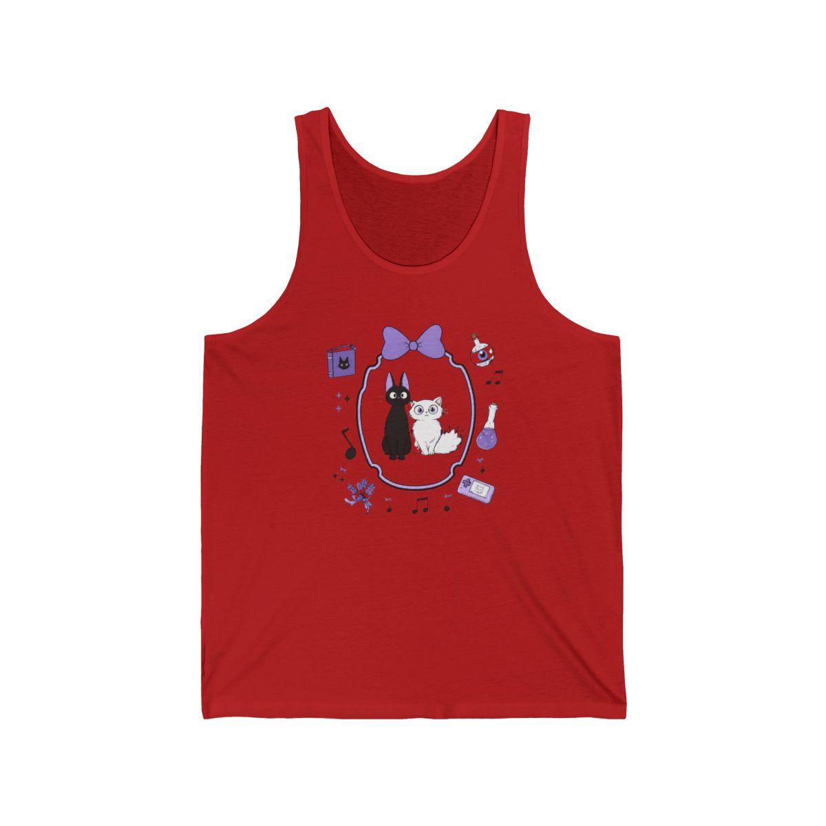 Her Universe Studio Ghibli® Kiki's Delivery Service Cats Layered Girls Tank Top - alternate angle 3, merchandise